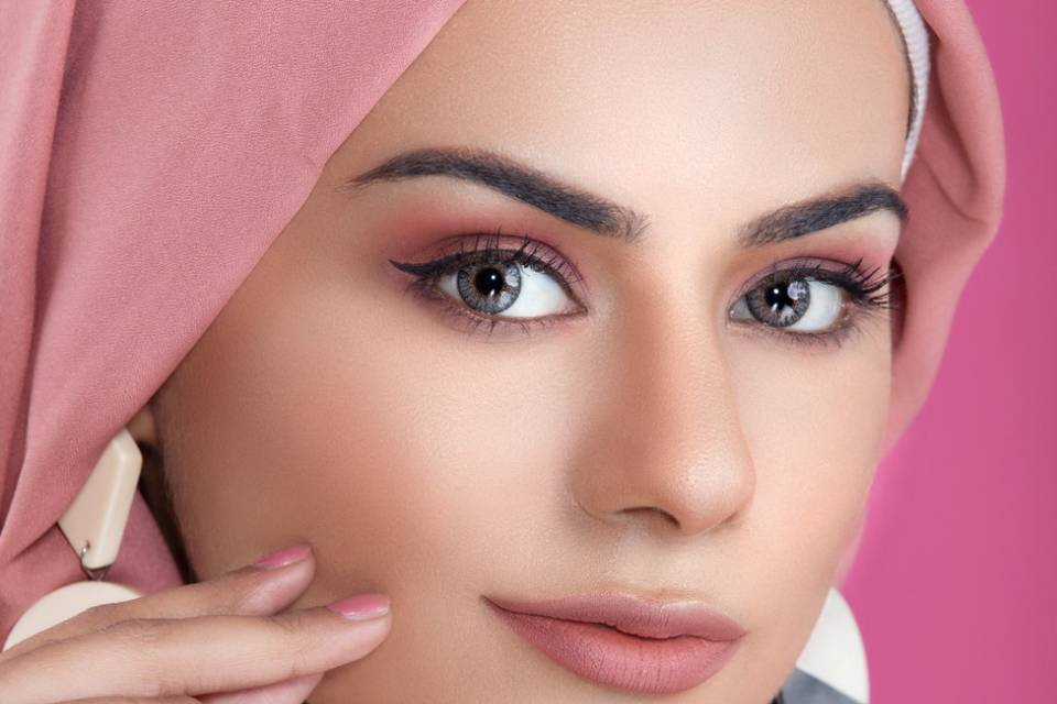 Dubai makeup look