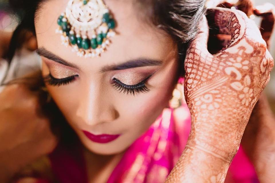 Bridal makeup