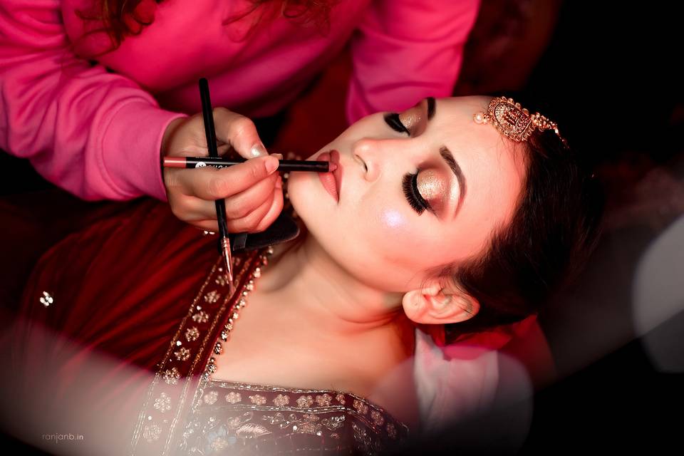 Bridal Makeup Application