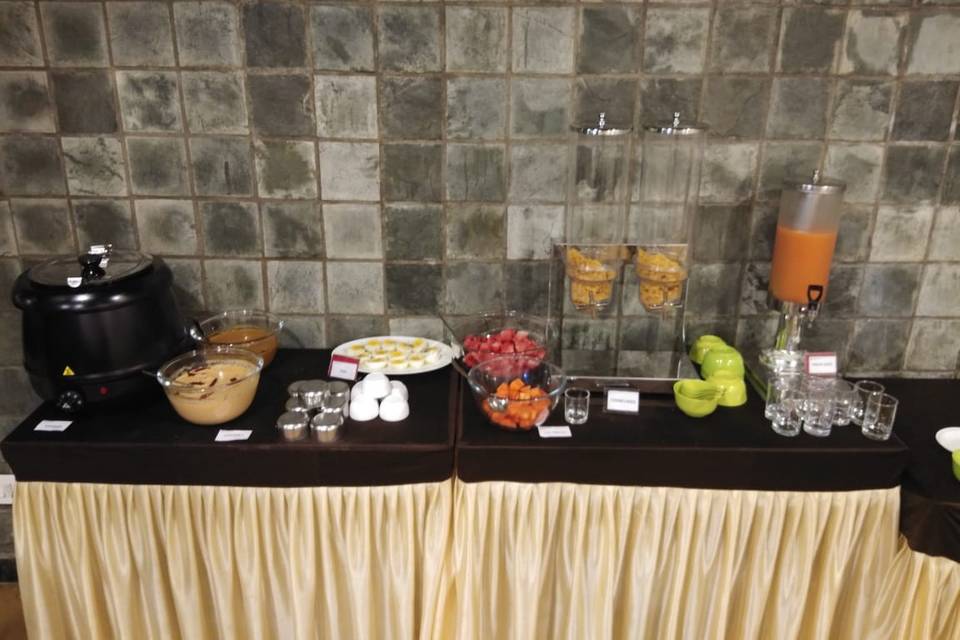 Catering setup