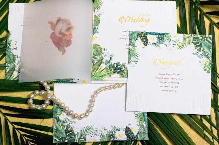 Charming Indian wedding cards