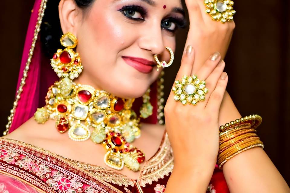 Bridal makeup