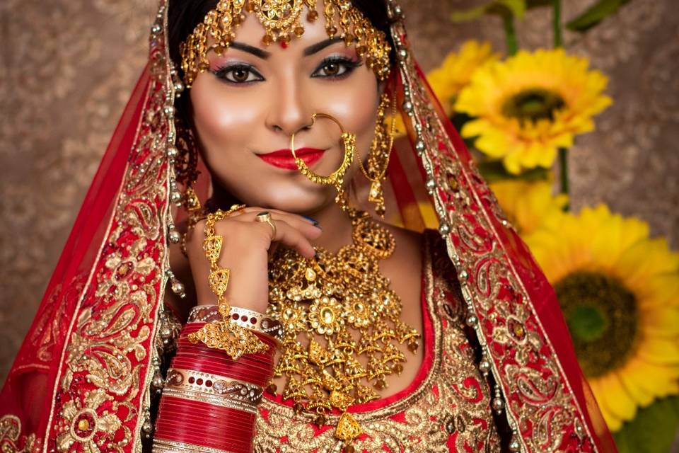 Bridal makeup