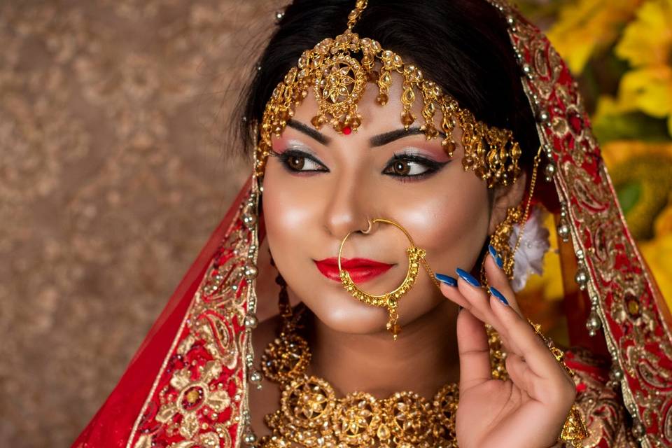 Bridal makeup