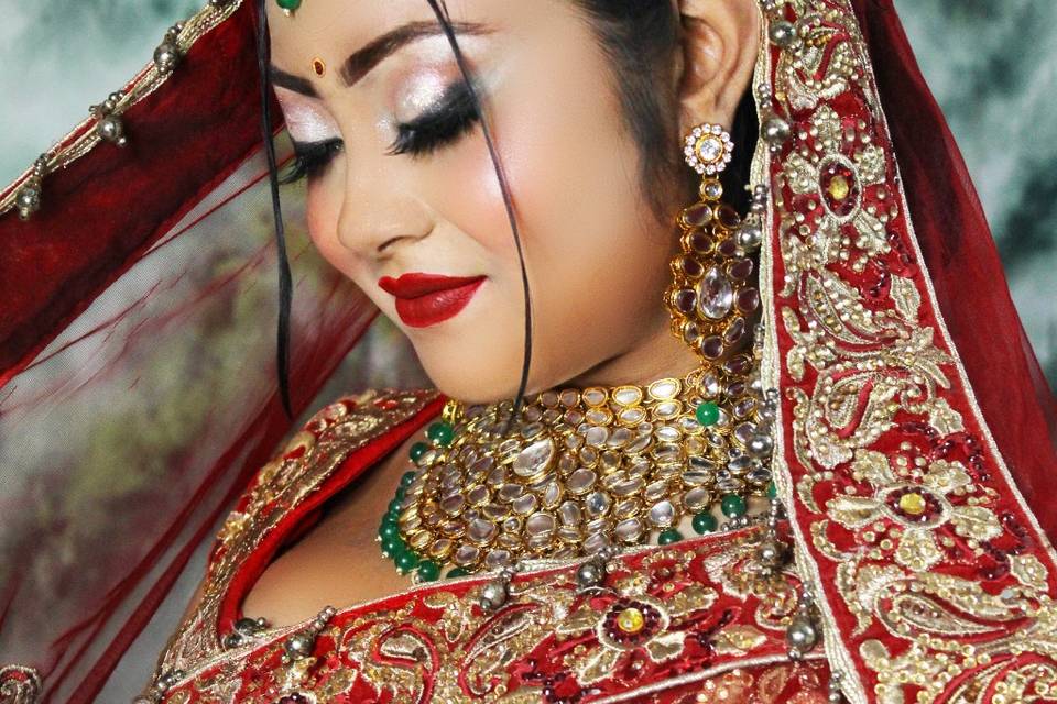 Bridal makeup