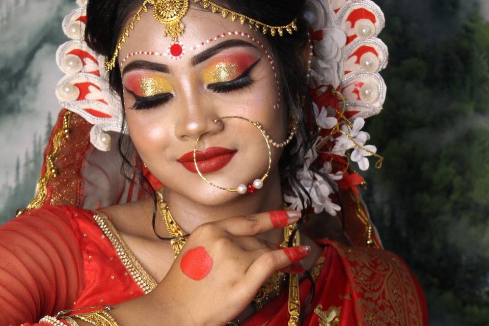 Bridal makeup