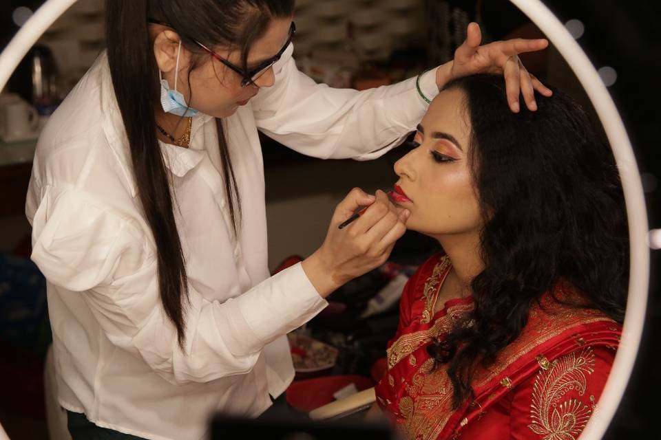 Bridal makeup