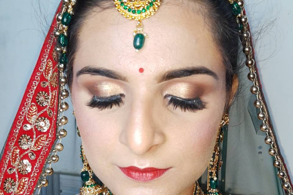 Bridal makeup