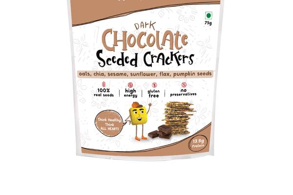 Dark Chocolate Seeded Crackers