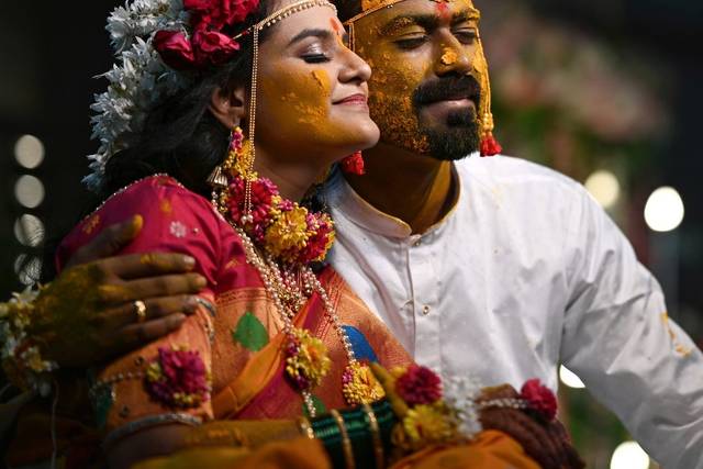 Diksha Weds Ketan On Haldi Day