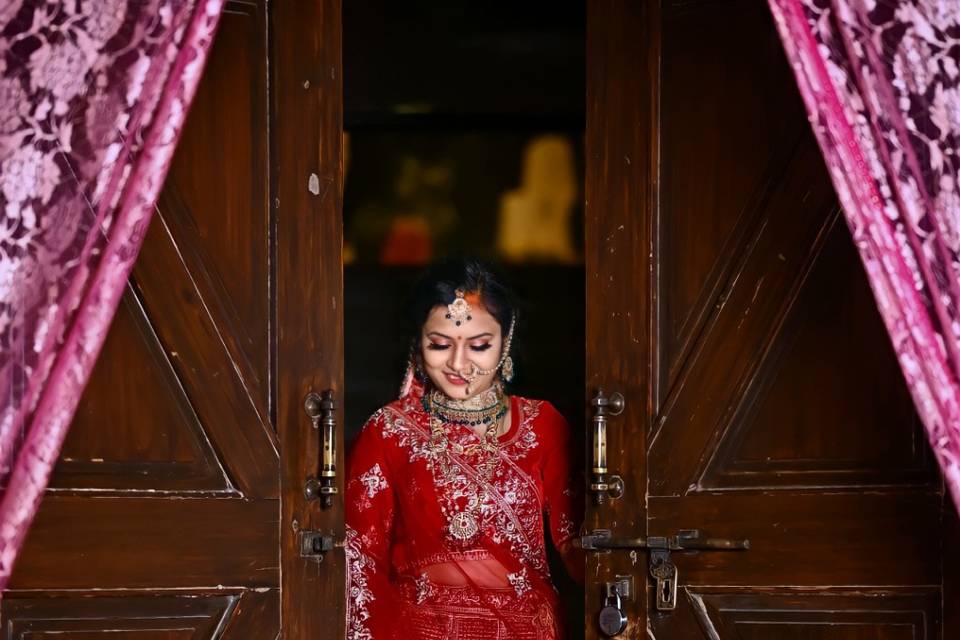Vaishnavi On Her Wedding Day