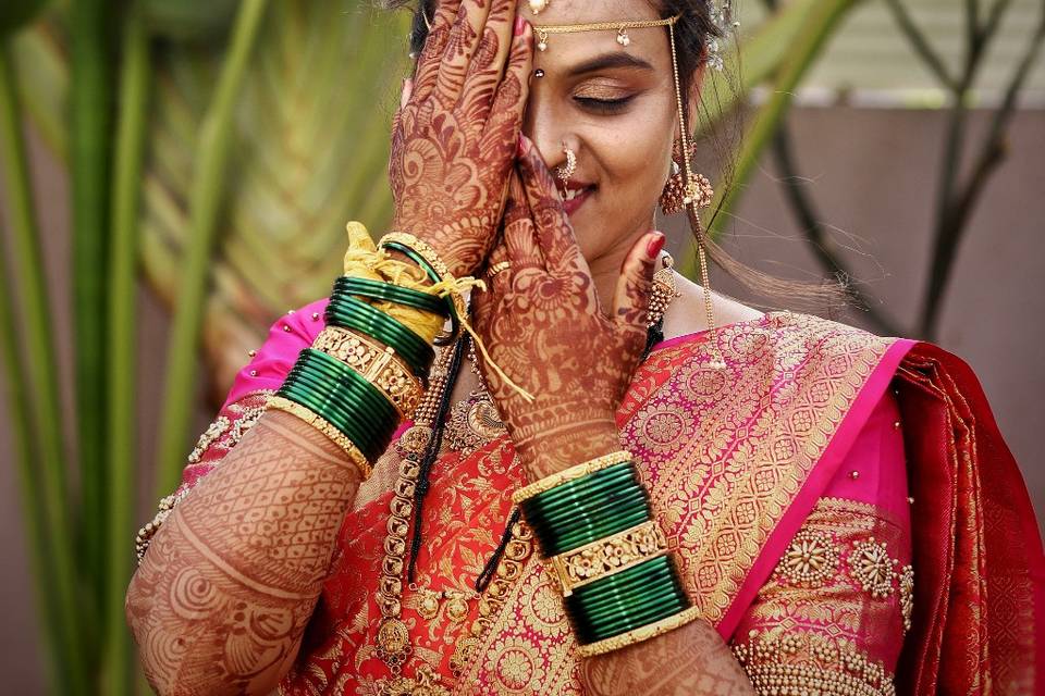 Vijayalaxmi On Her Wedding Day