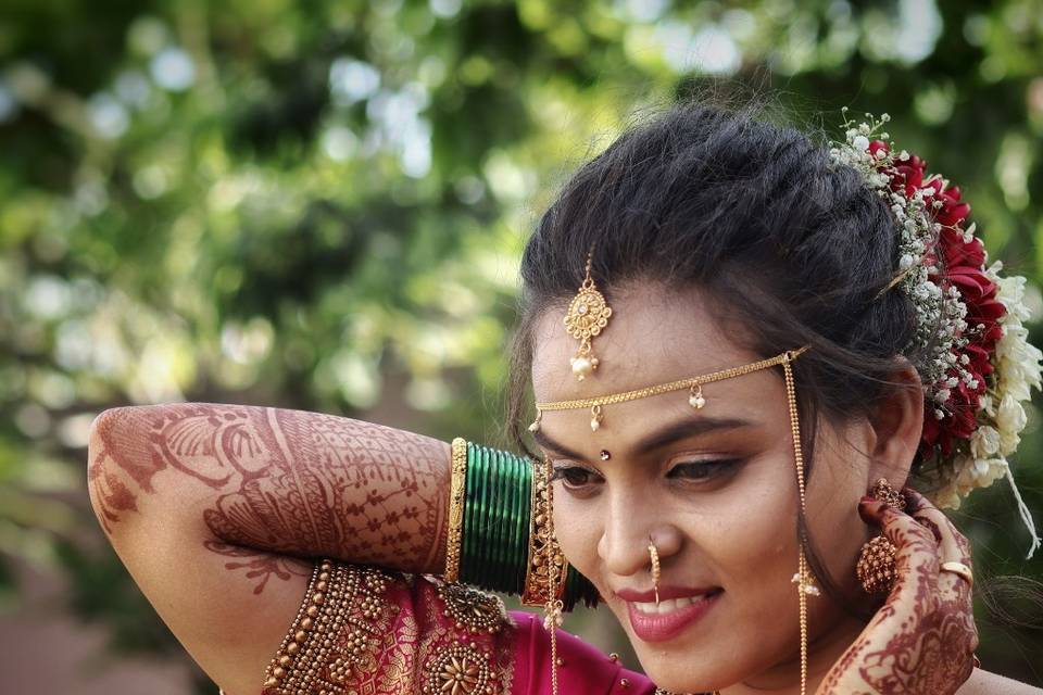 Vijayalaxmi On Her Wedding Day