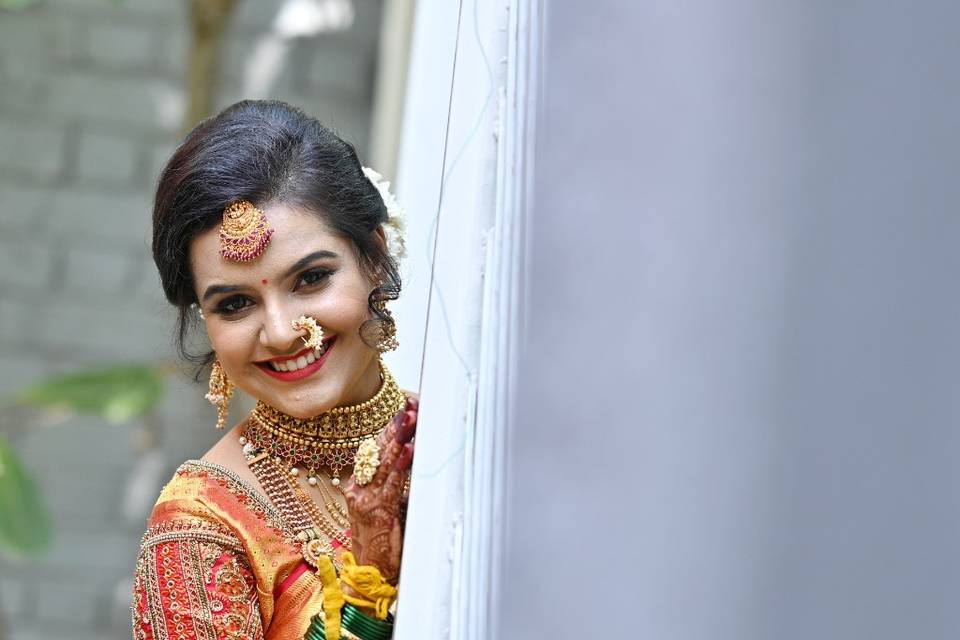 Diksha On Wedding Day