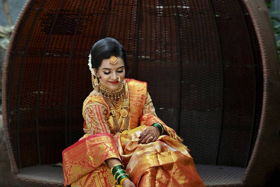 Diksha On Wedding Day