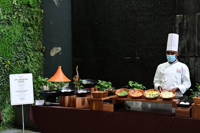 Catering setup