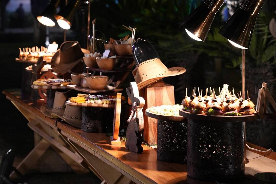 Catering setup