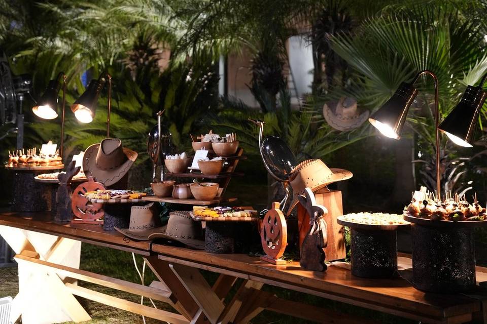Catering setup