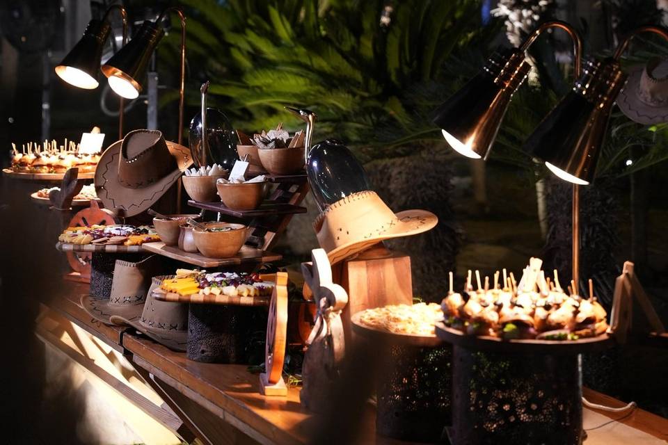 Catering setup
