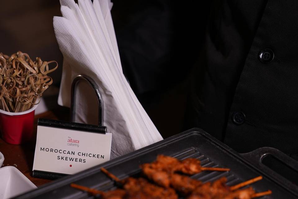 Catering setup