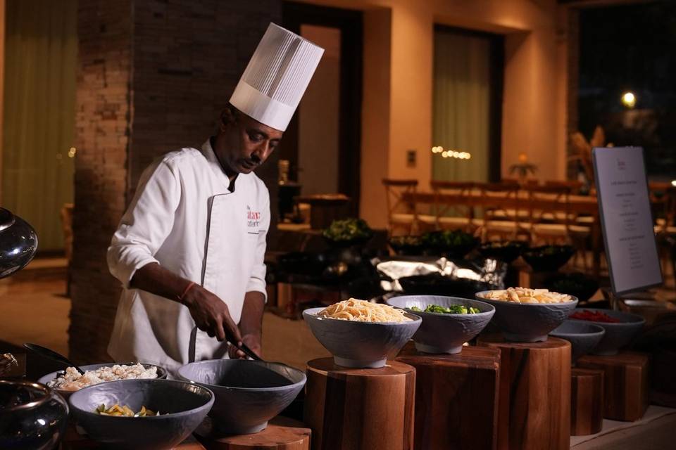 Catering setup