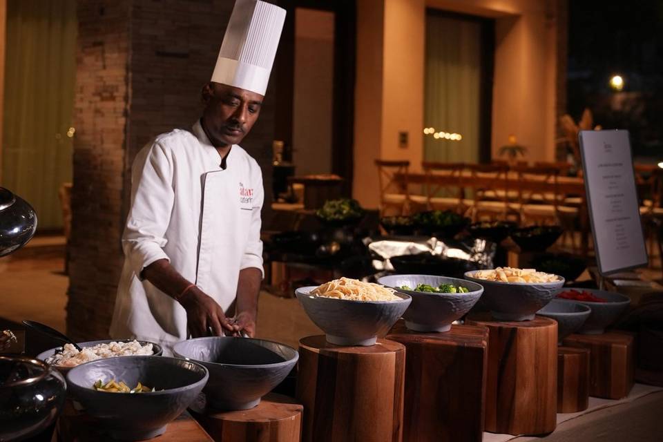 Catering setup
