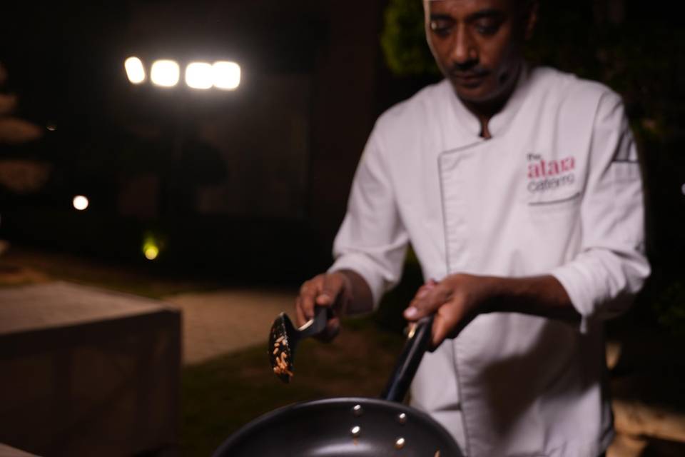 Catering setup