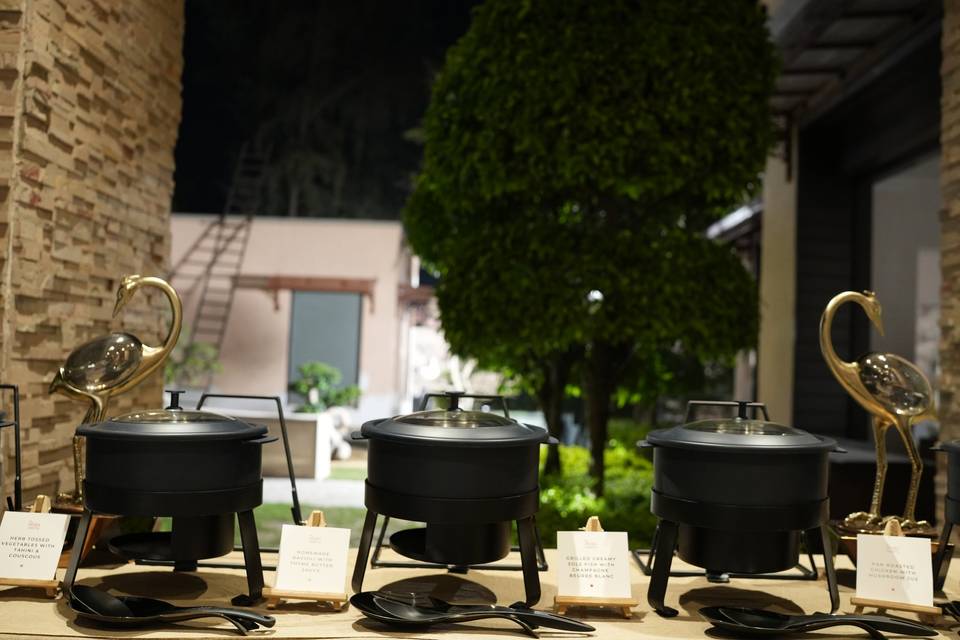 Catering setup