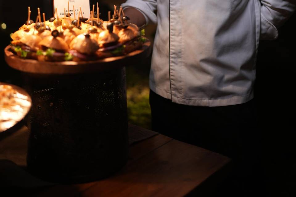 Catering setup