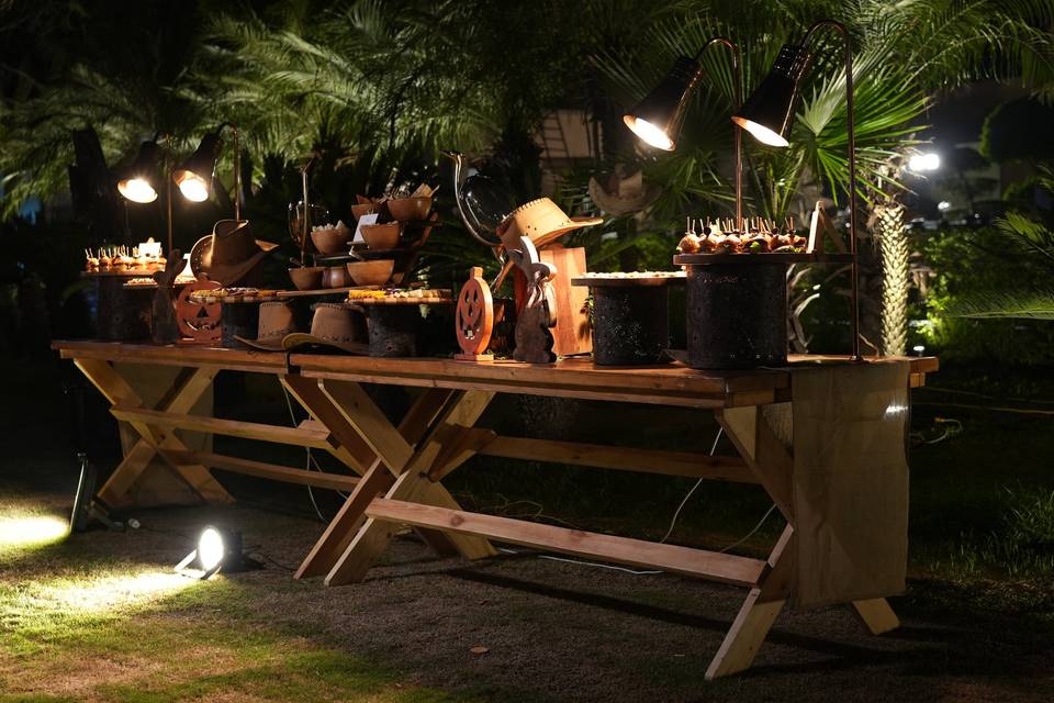 Catering setup