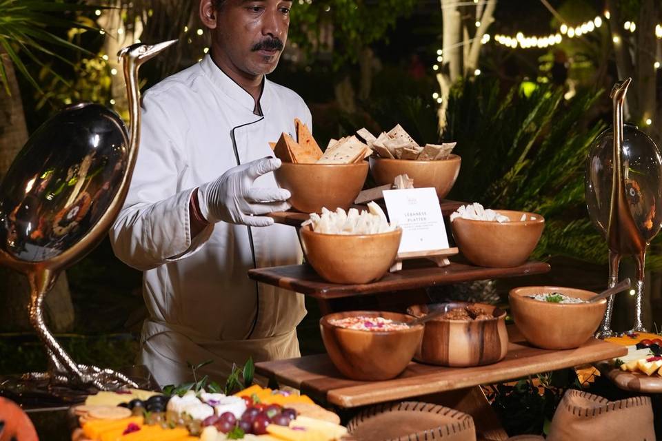Catering setup