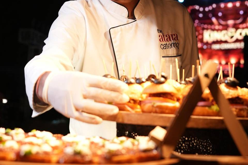 Catering setup