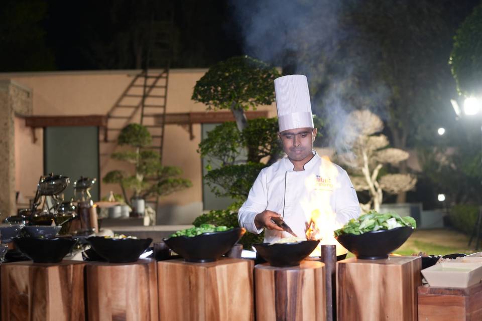 Catering setup