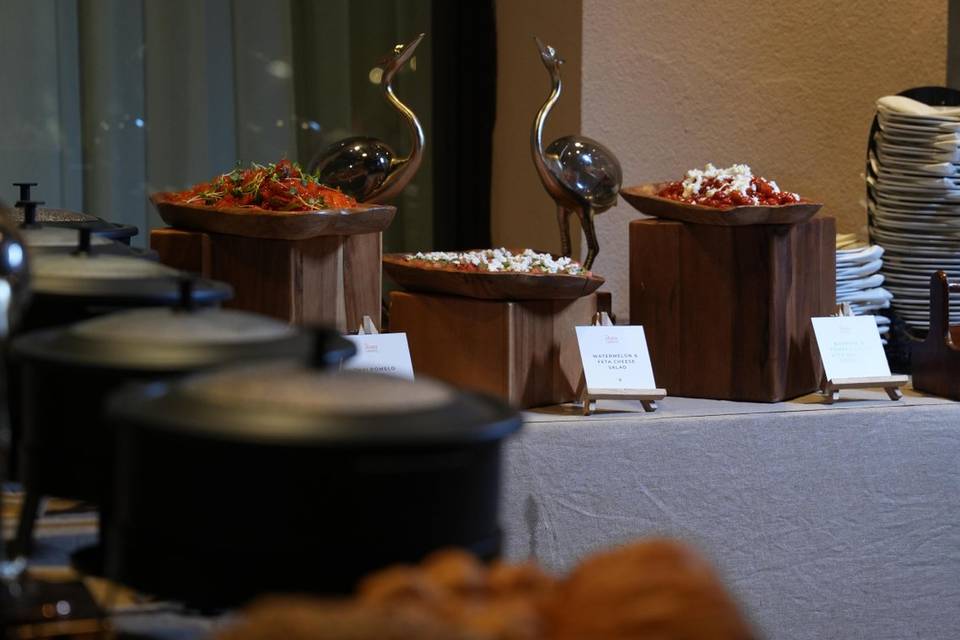 Catering setup