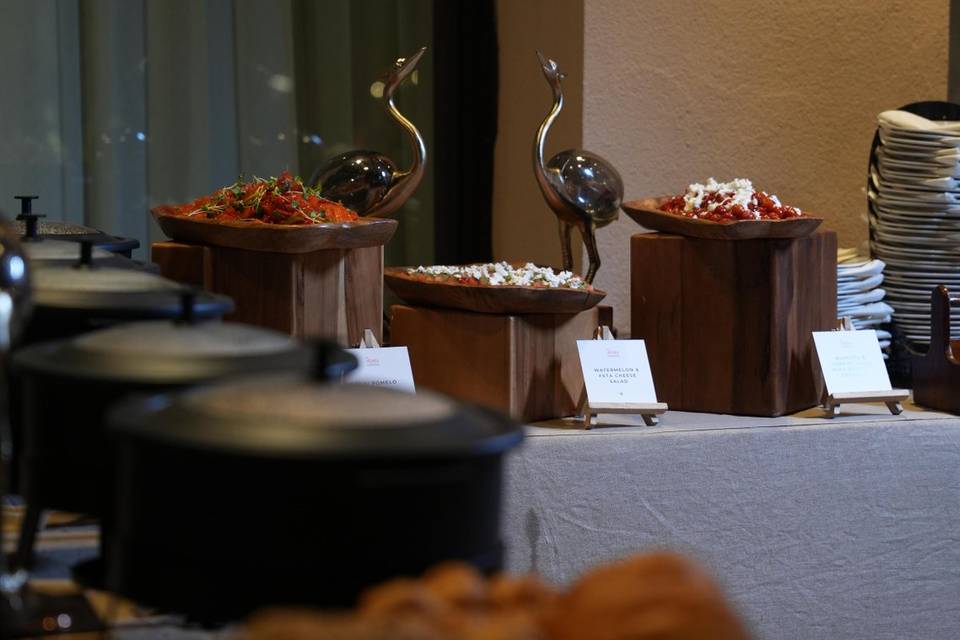 Catering setup