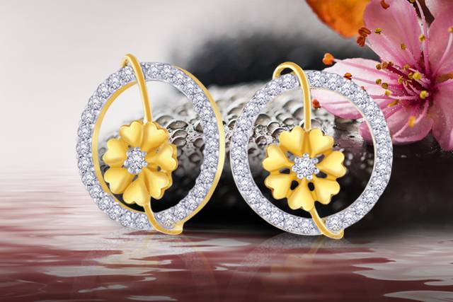 Buy Malabar Gold Earring NVERBL2013 for Women Online | Malabar Gold &  Diamonds