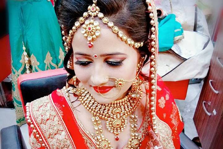 Bridal makeup