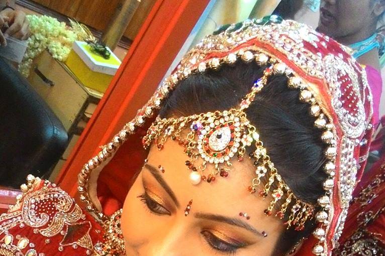 Bridal makeup