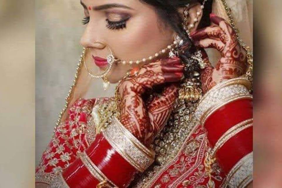 Bridal makeup