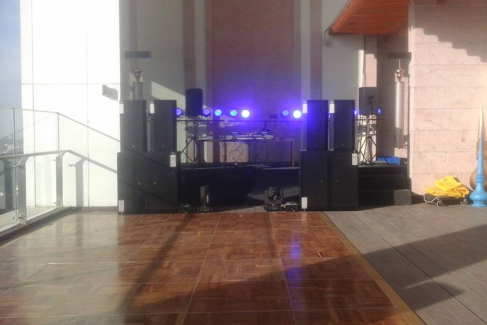 DJ setup