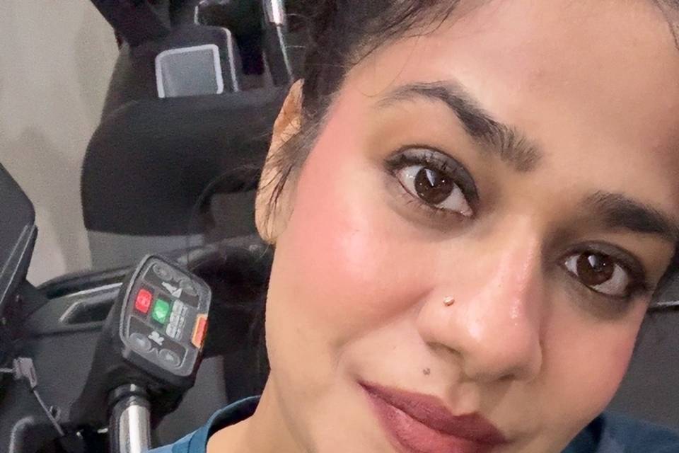 Makeup still on place