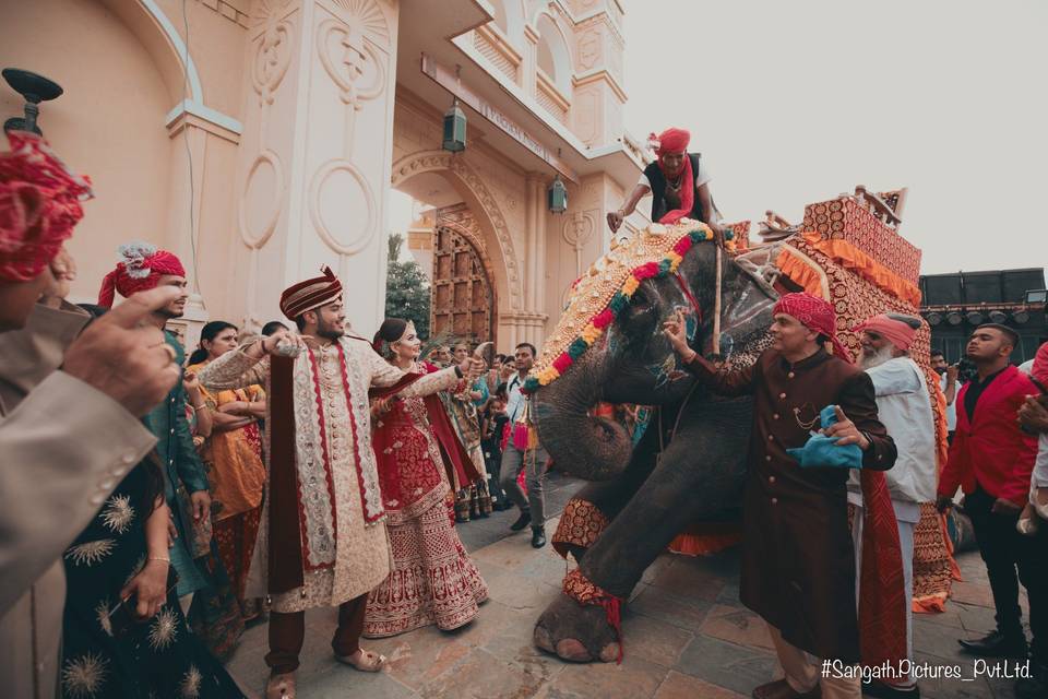Khirasara palace wedding