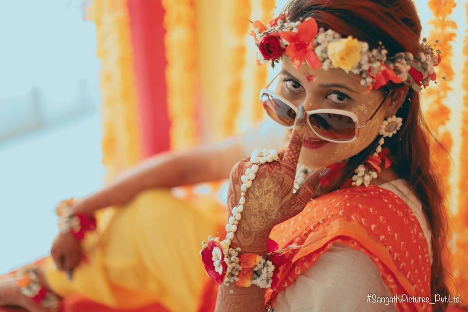 Haldi bride