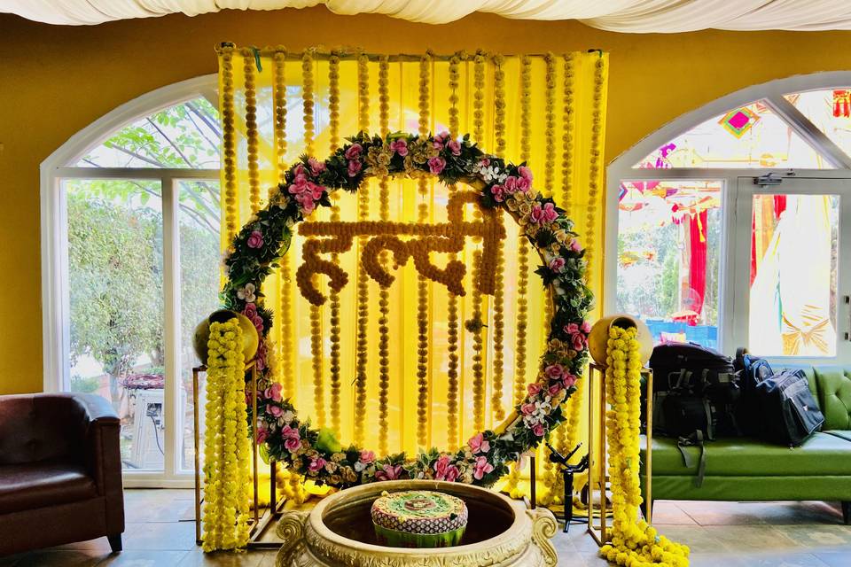 Haldi decor