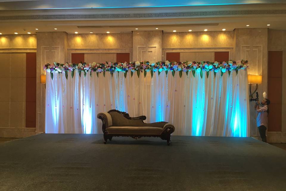 Reception decor