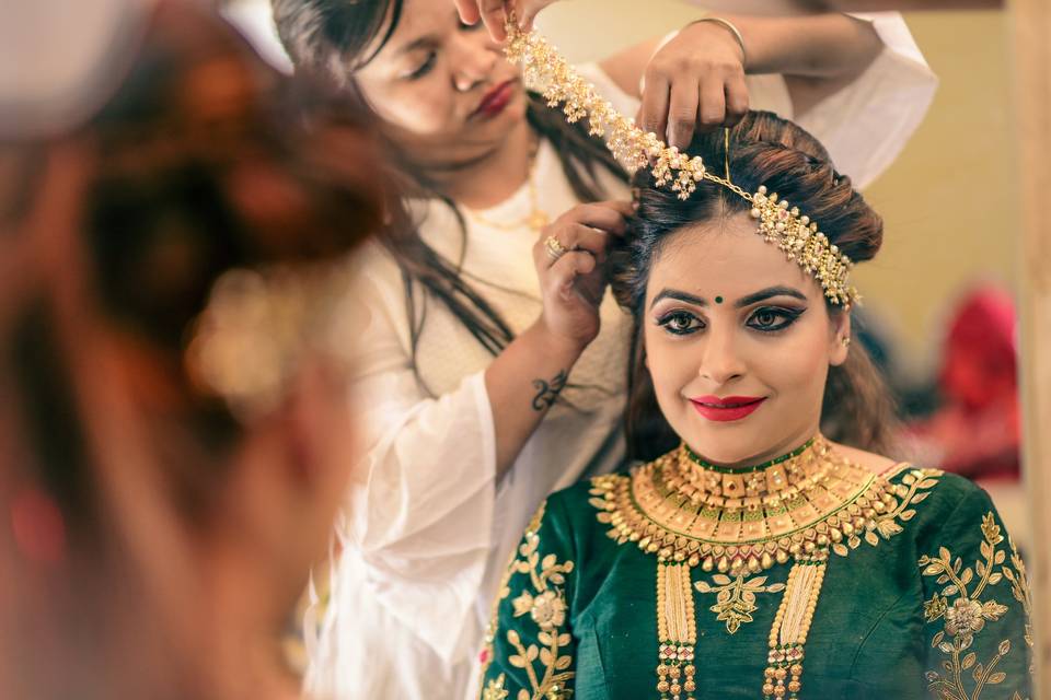 Bride gettingready