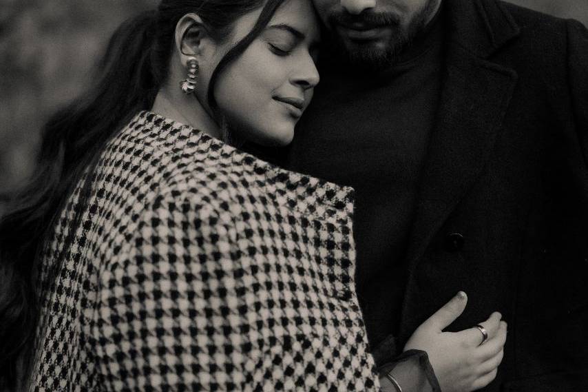 Winter couple portrait - Infin