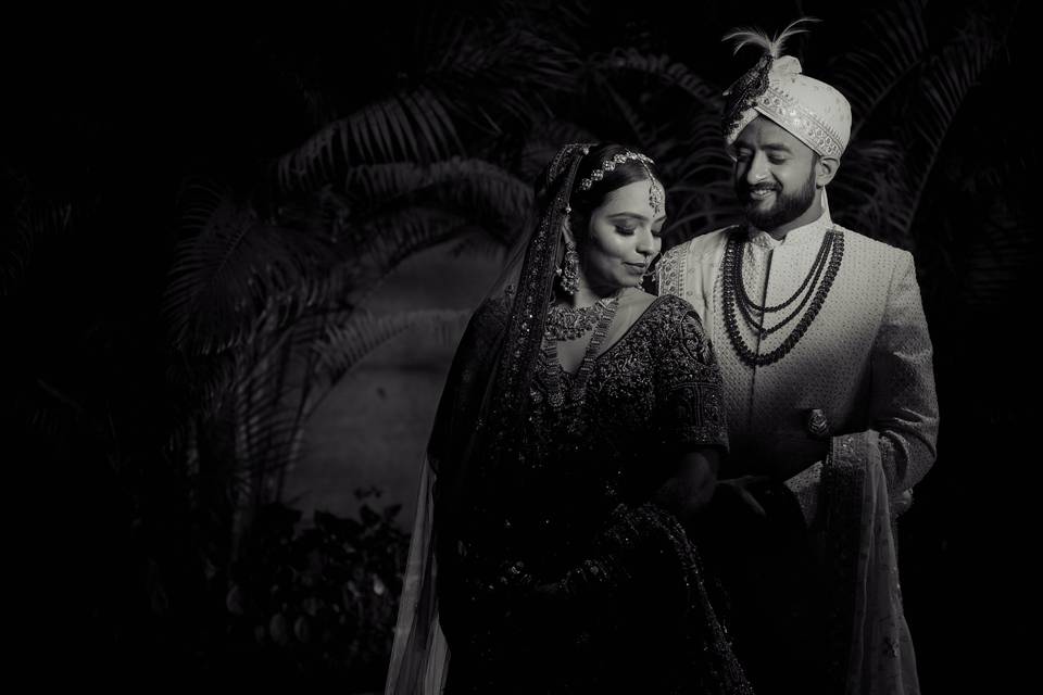 Wedding vows ceremony portrait