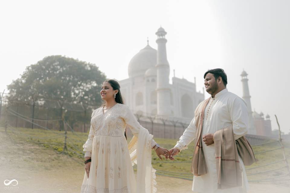 Pre-wedding shoot at the Taj M