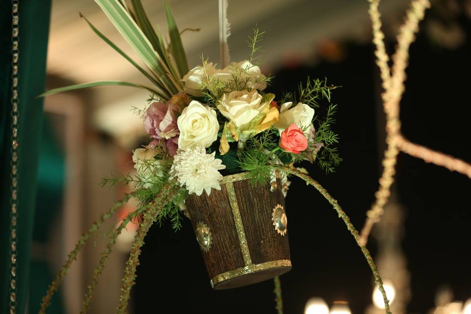 Floral hangings